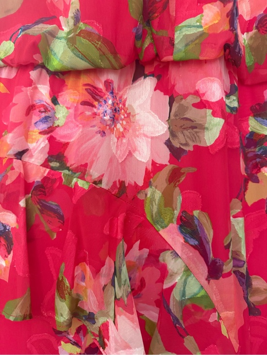Adrianna Papell Dresses & Skirts - Adrianna Papell Hot Pink Floral Evening Dress